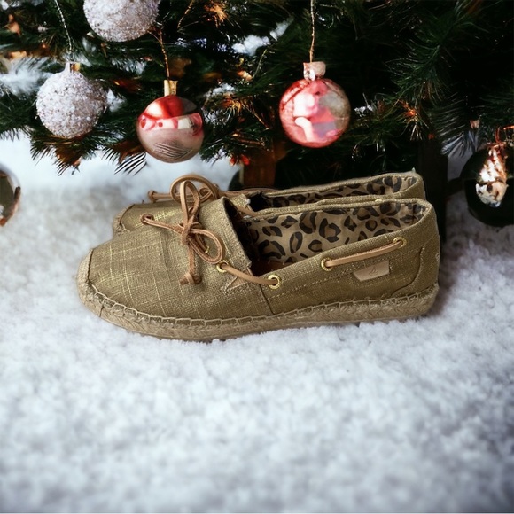 Sperry Top Sider Womens Katama Metallic
Linen Shoes-Sz7.5-EUC 🎁🎄😍 - Picture 7 of 11